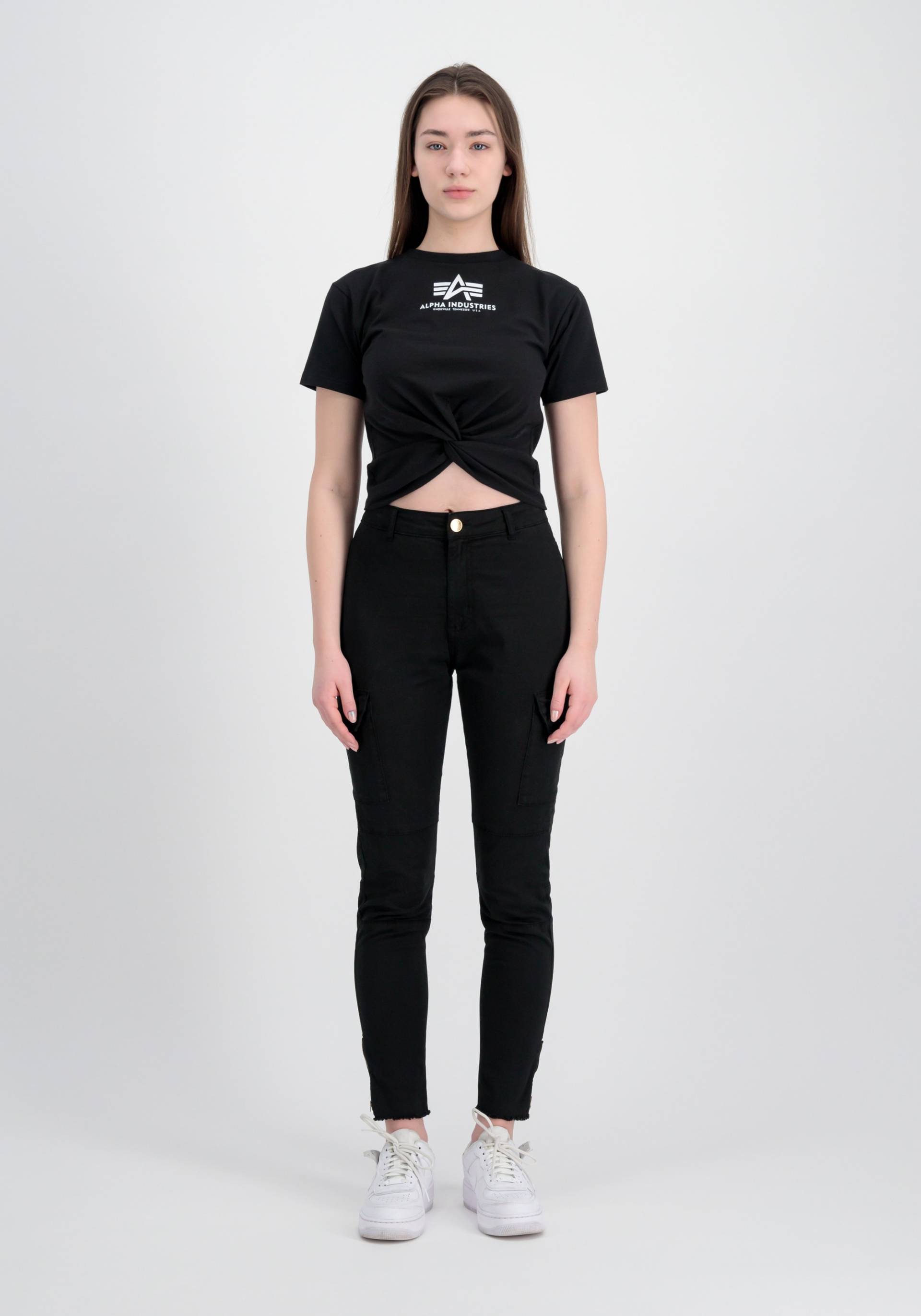 Alpha Industries Muscleshirt »ALPHA INDUSTRIES Women - T-Shirts Knotted Crop T Wmn« von Alpha Industries