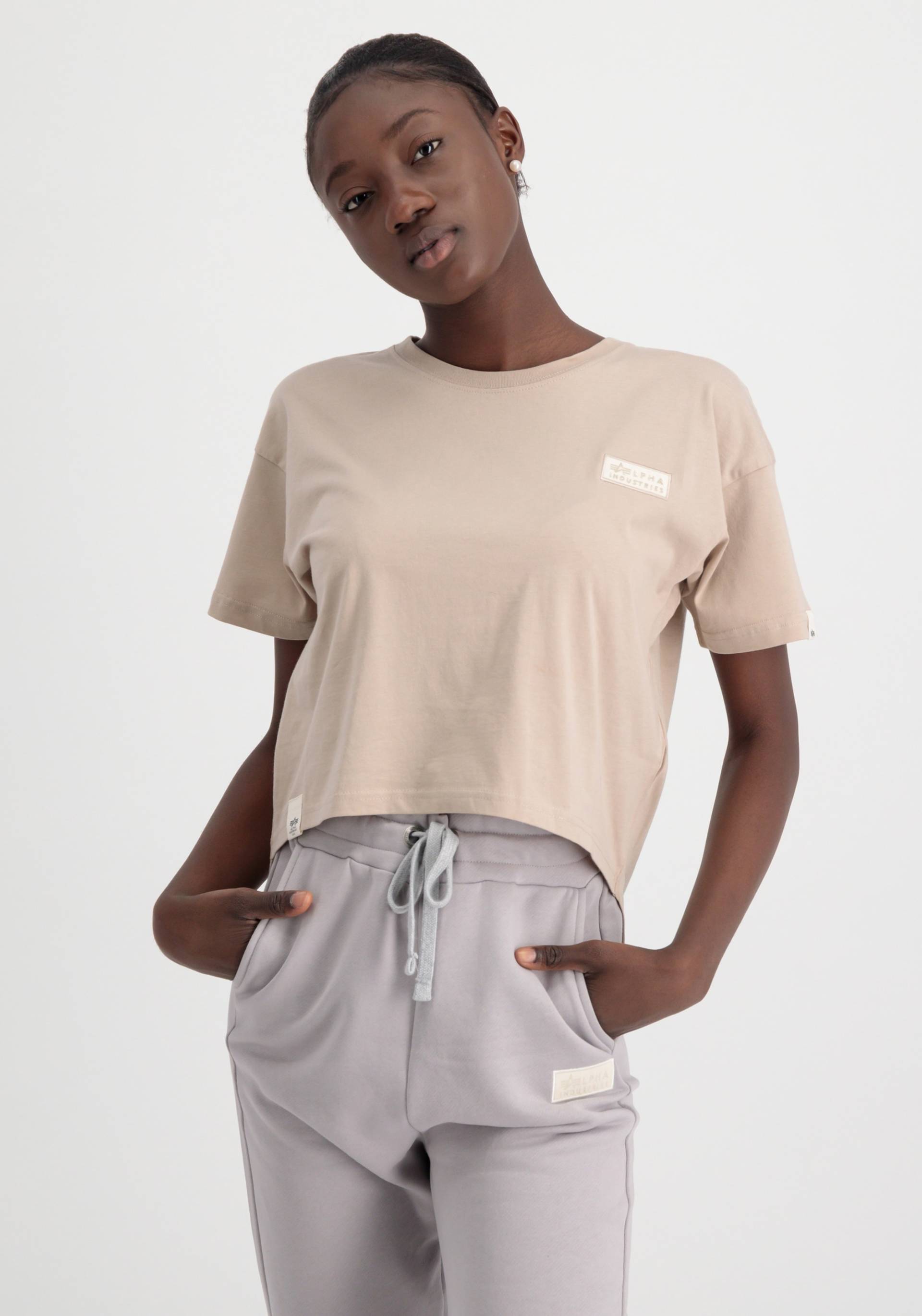 Alpha Industries Muscleshirt »ALPHA INDUSTRIES Women - T-Shirts Organics Cropped OS T Wmn« von Alpha Industries