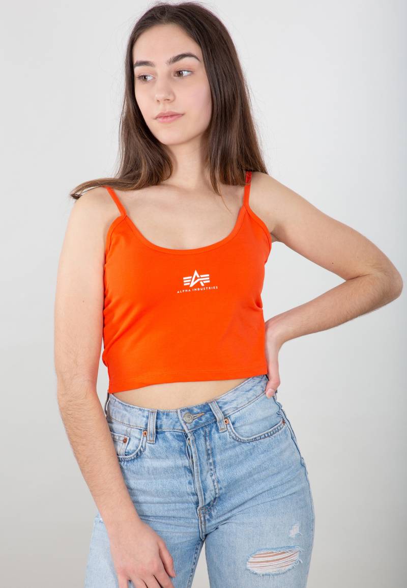 Alpha Industries Muscleshirt »ALPHA INDUSTRIES Women - Tank Tops Basic Crop-Top SL Wmn« von Alpha Industries