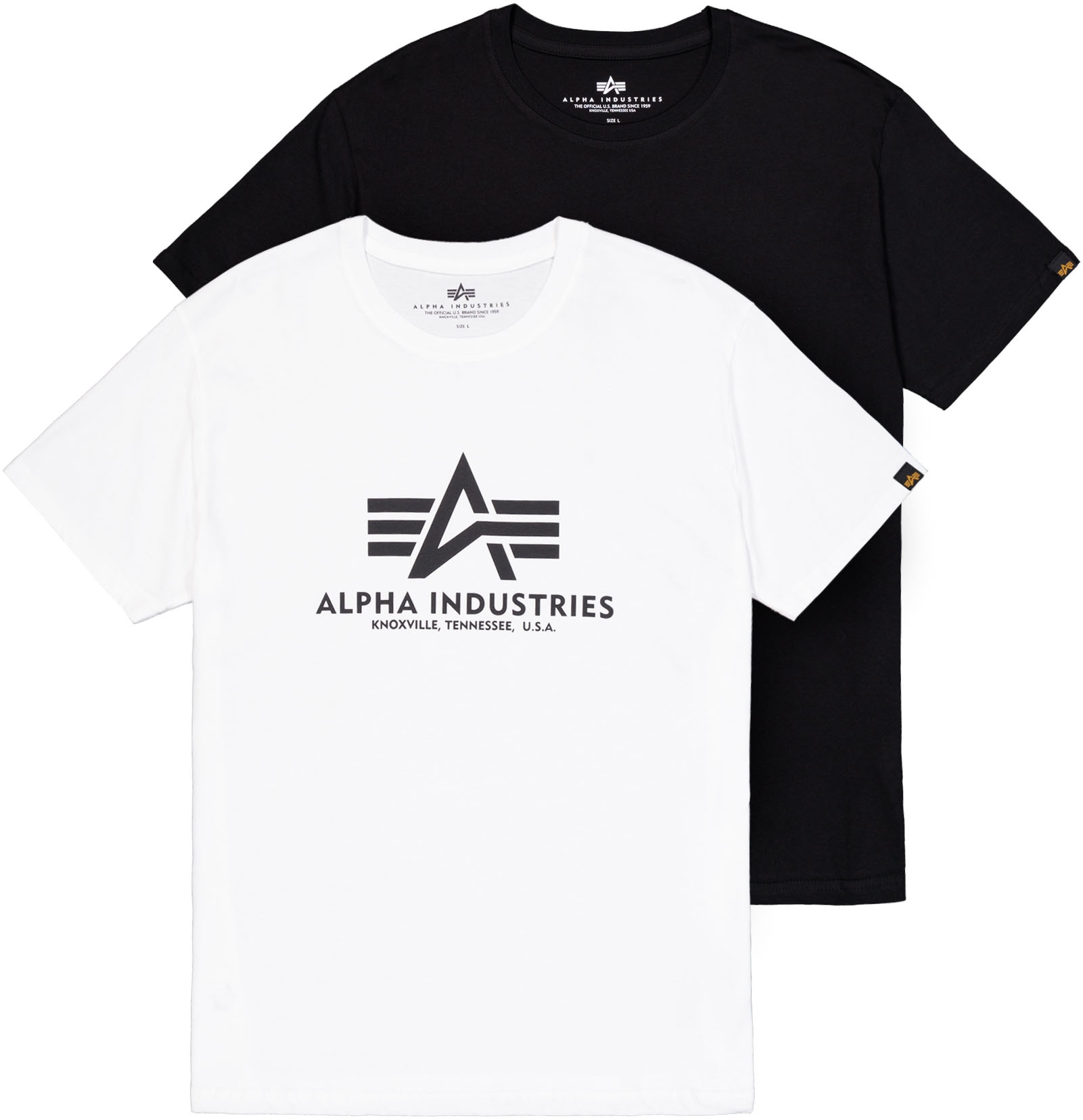 Alpha Industries Rundhalsshirt »Basic T 2 Pack«, (Set, 2 tlg.) von Alpha Industries