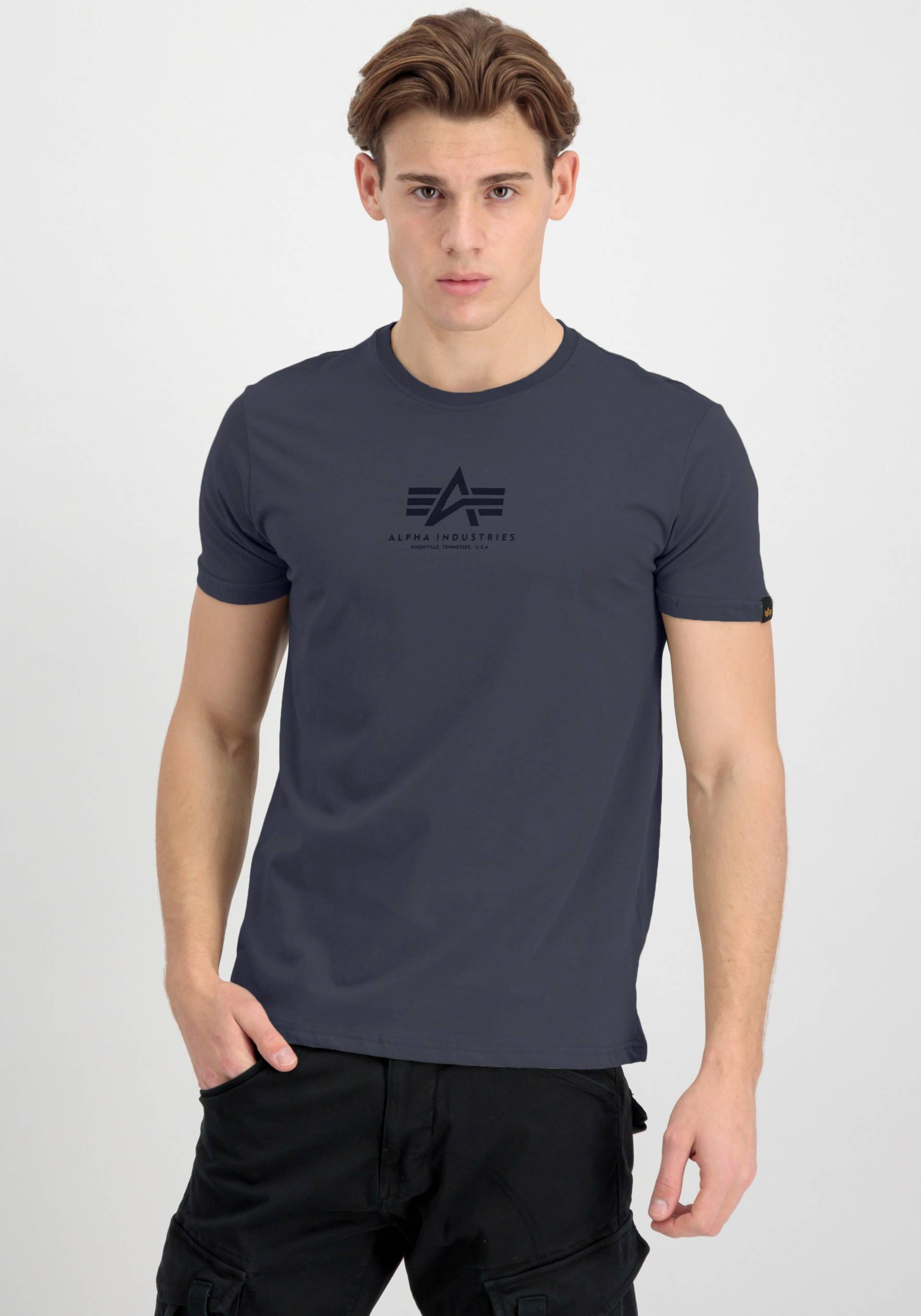 Alpha Industries Rundhalsshirt »Basic T ML« von Alpha Industries