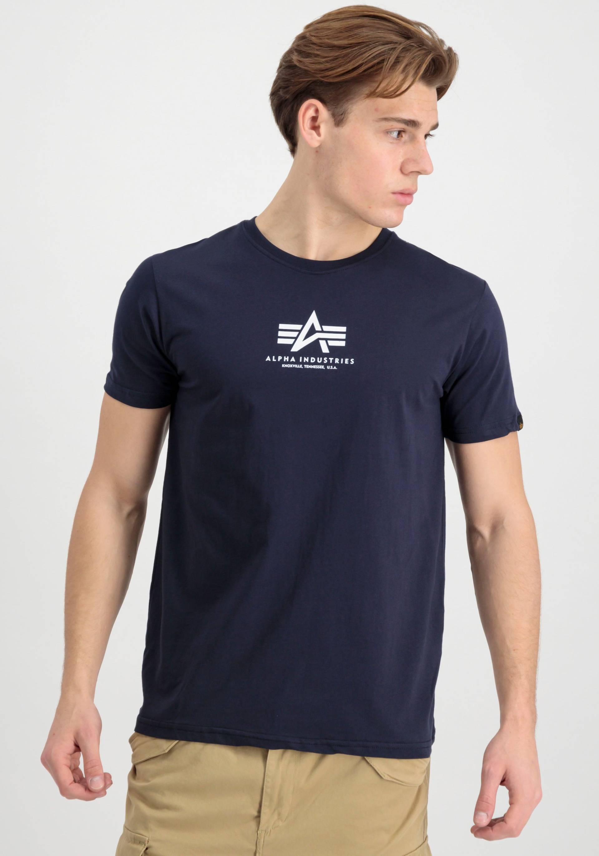 Alpha Industries Rundhalsshirt »Basic T ML« von Alpha Industries