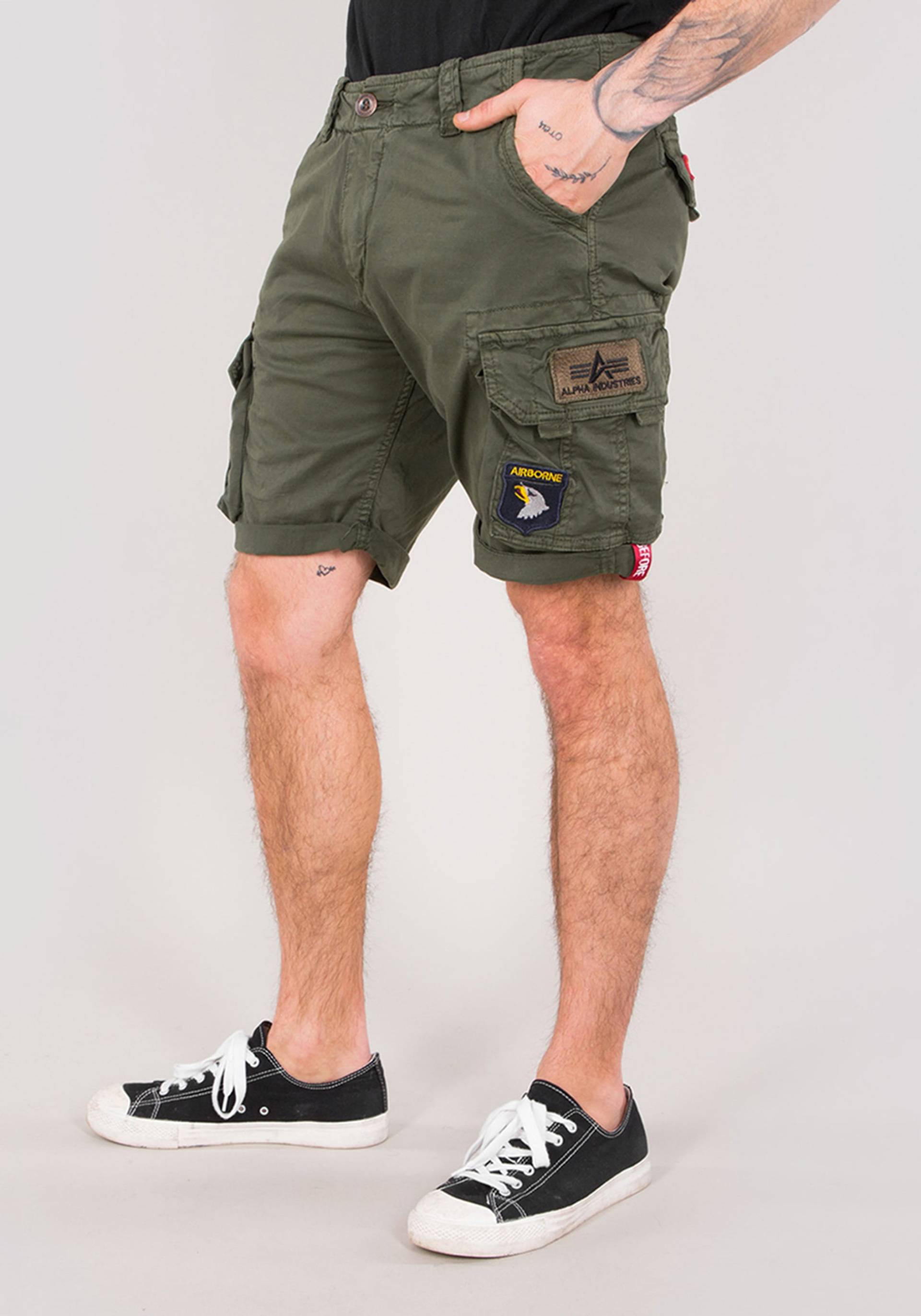 Alpha Industries Shorts »ALPHA INDUSTRIES Men - Shorts Crew Short Patch« von Alpha Industries