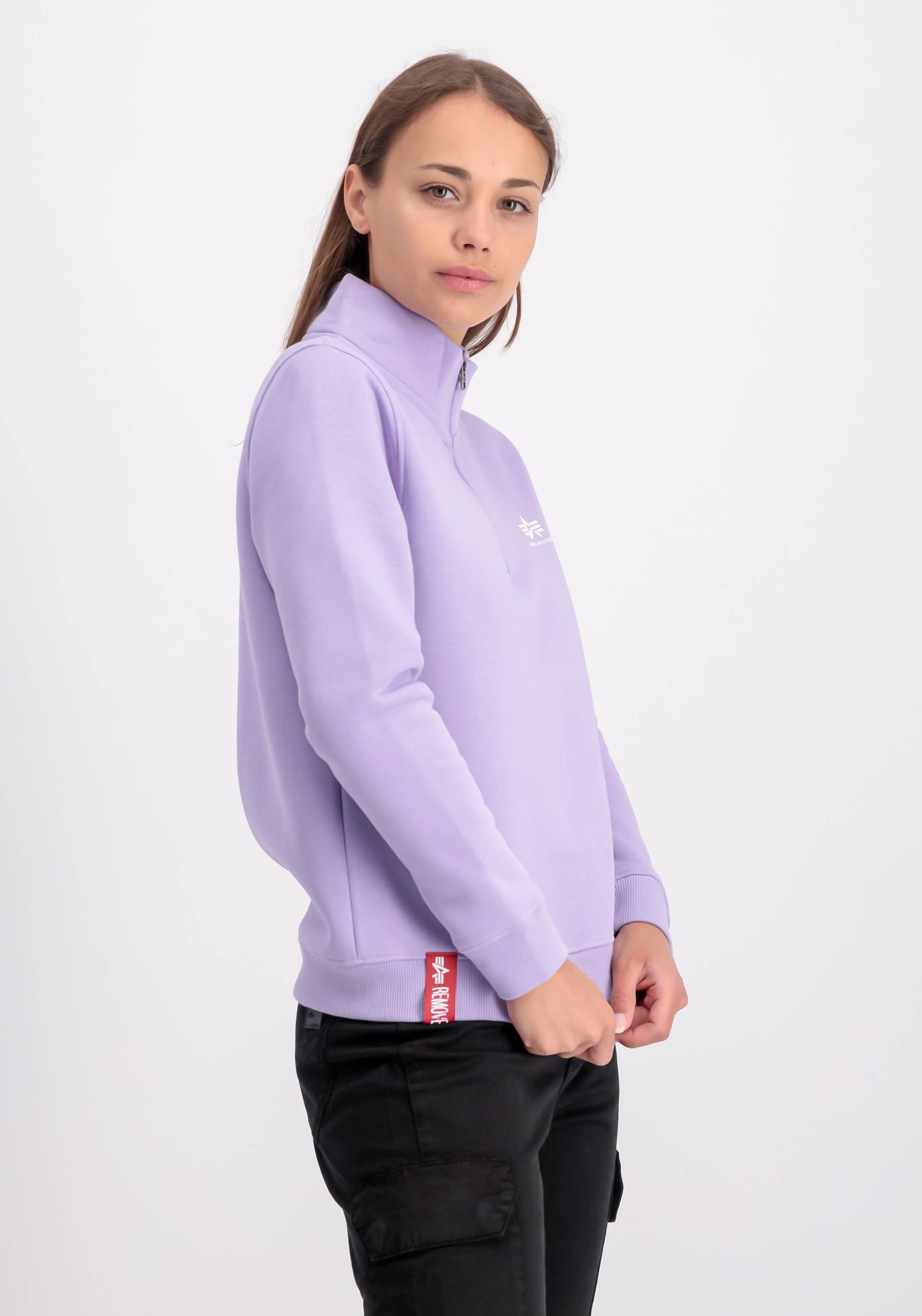 Alpha Industries Sweater »ALPHA INDUSTRIES Women - Sweatshirts Half Zip Sweater SL Wmn« von Alpha Industries