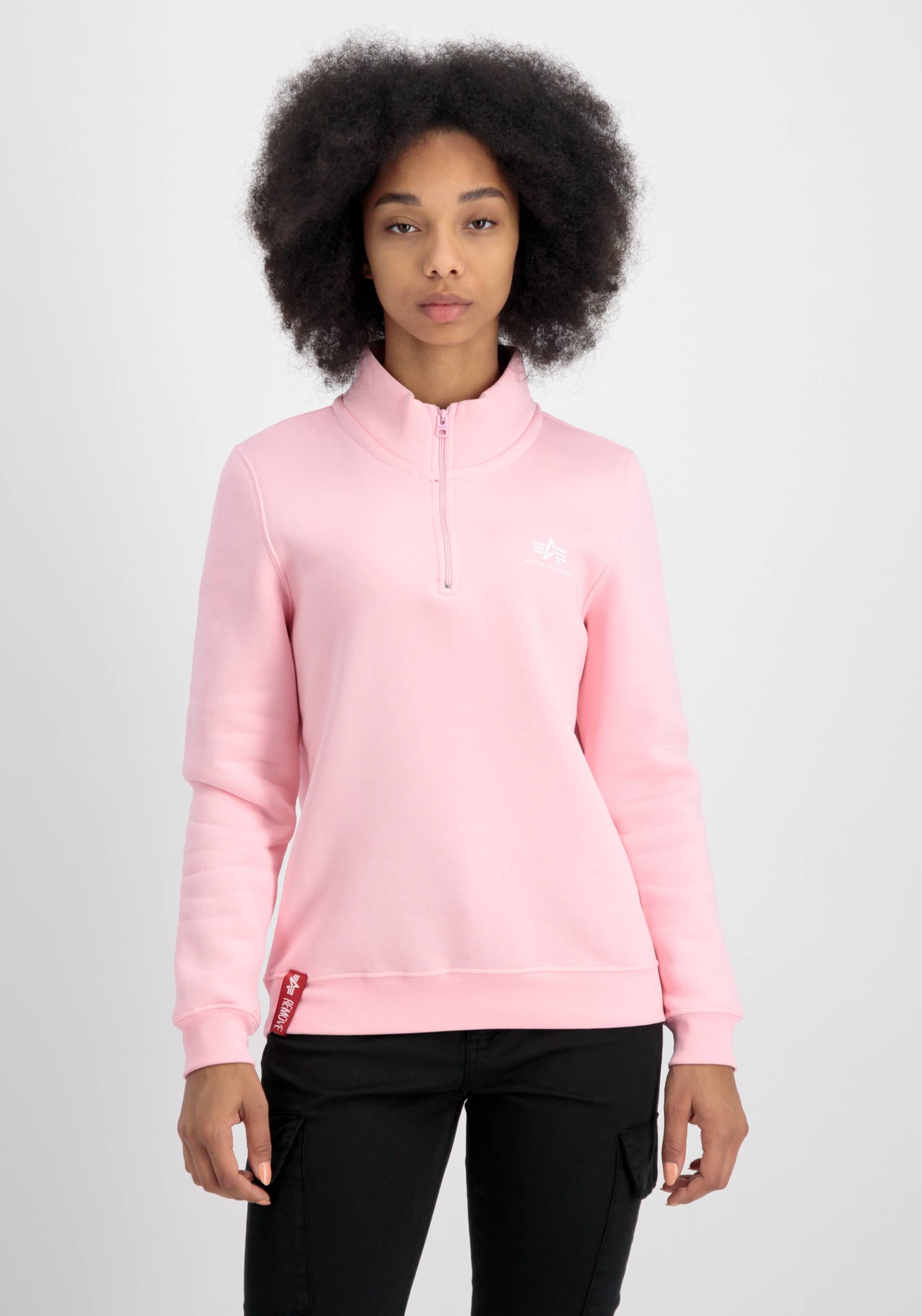 Alpha Industries Sweater »ALPHA INDUSTRIES Women - Sweatshirts Half Zip Sweater SL Wmn« von Alpha Industries