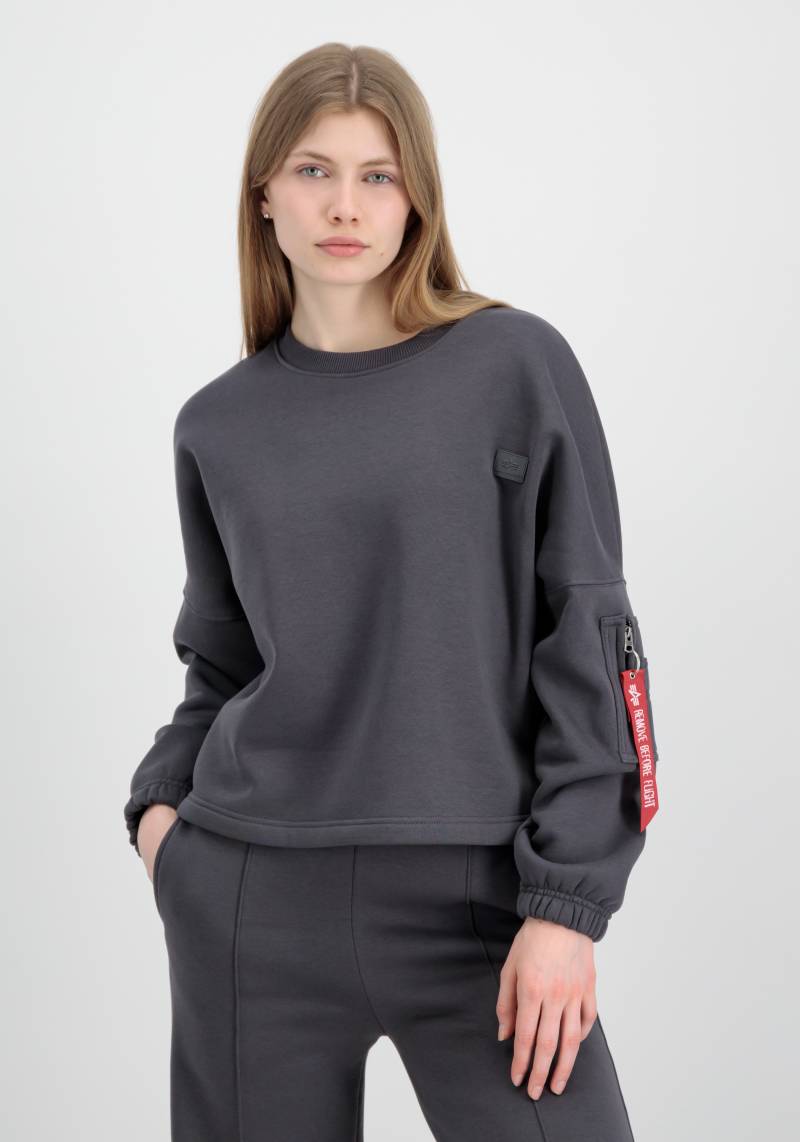 Alpha Industries Sweater »Alpha Industries Women - Sweatshirts X-Fit Label OS Sweater« von Alpha Industries
