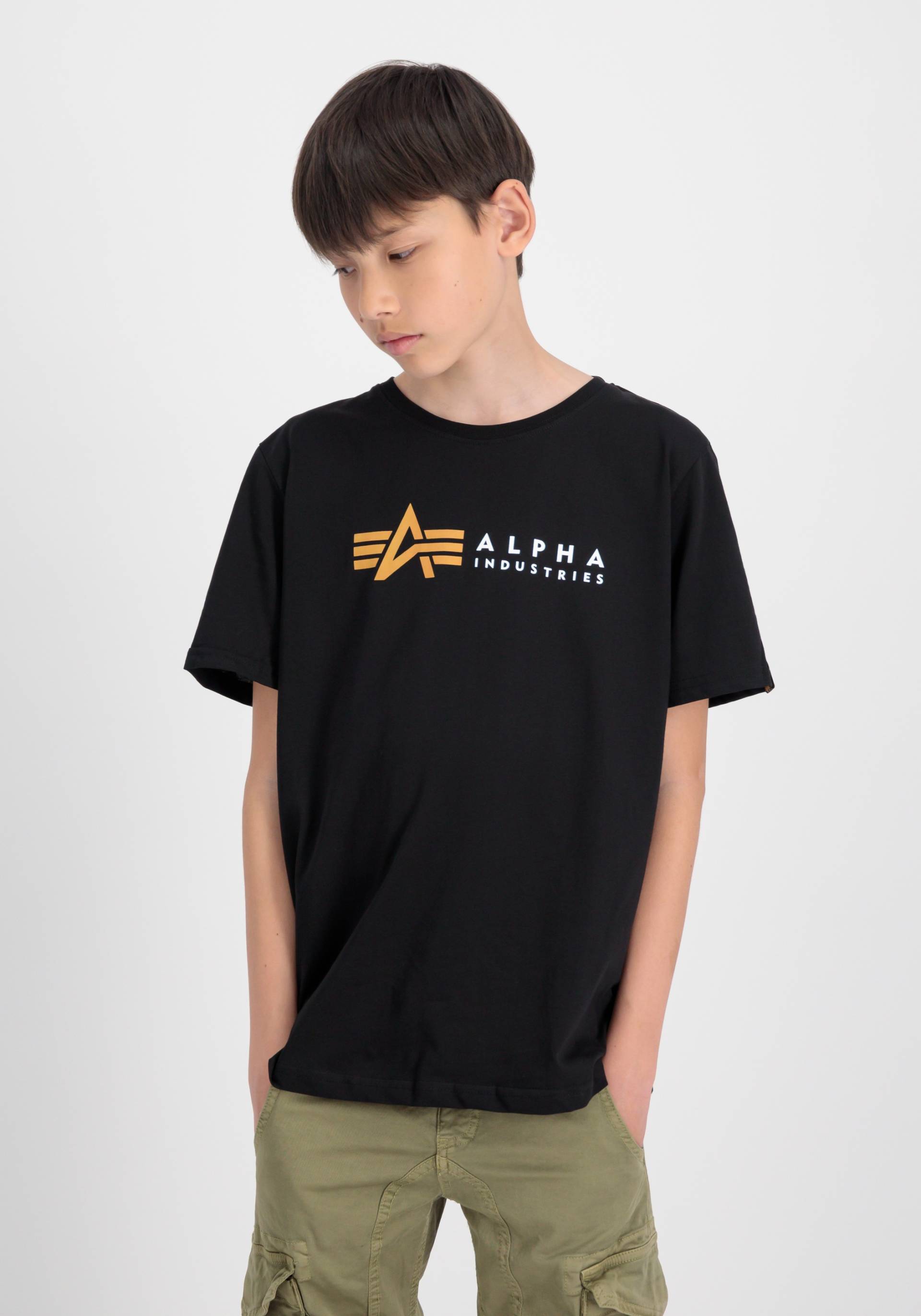 Alpha Industries T-Shirt »ALPHA INDUSTRIES Kids - T-Shirts Alpha Label T Kids/Teens« von Alpha Industries