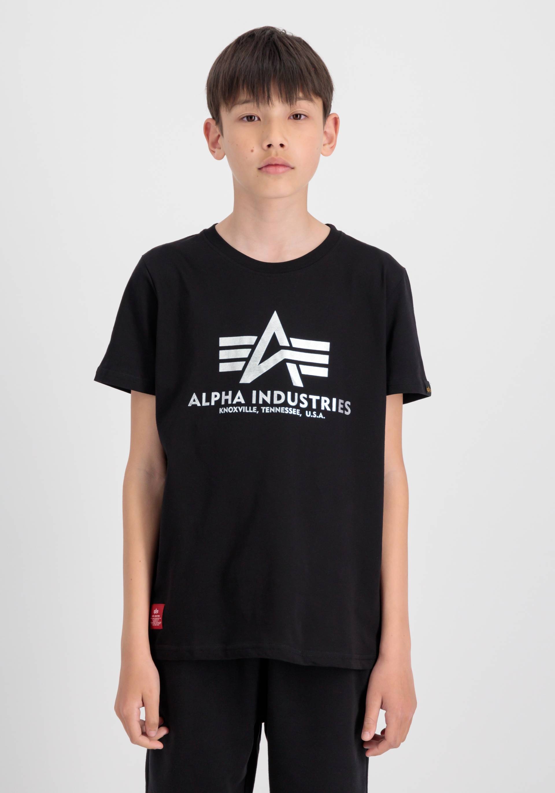 Alpha Industries T-Shirt »ALPHA INDUSTRIES Kids - T-Shirts Basic T Foil Print Kids/Teens« von Alpha Industries