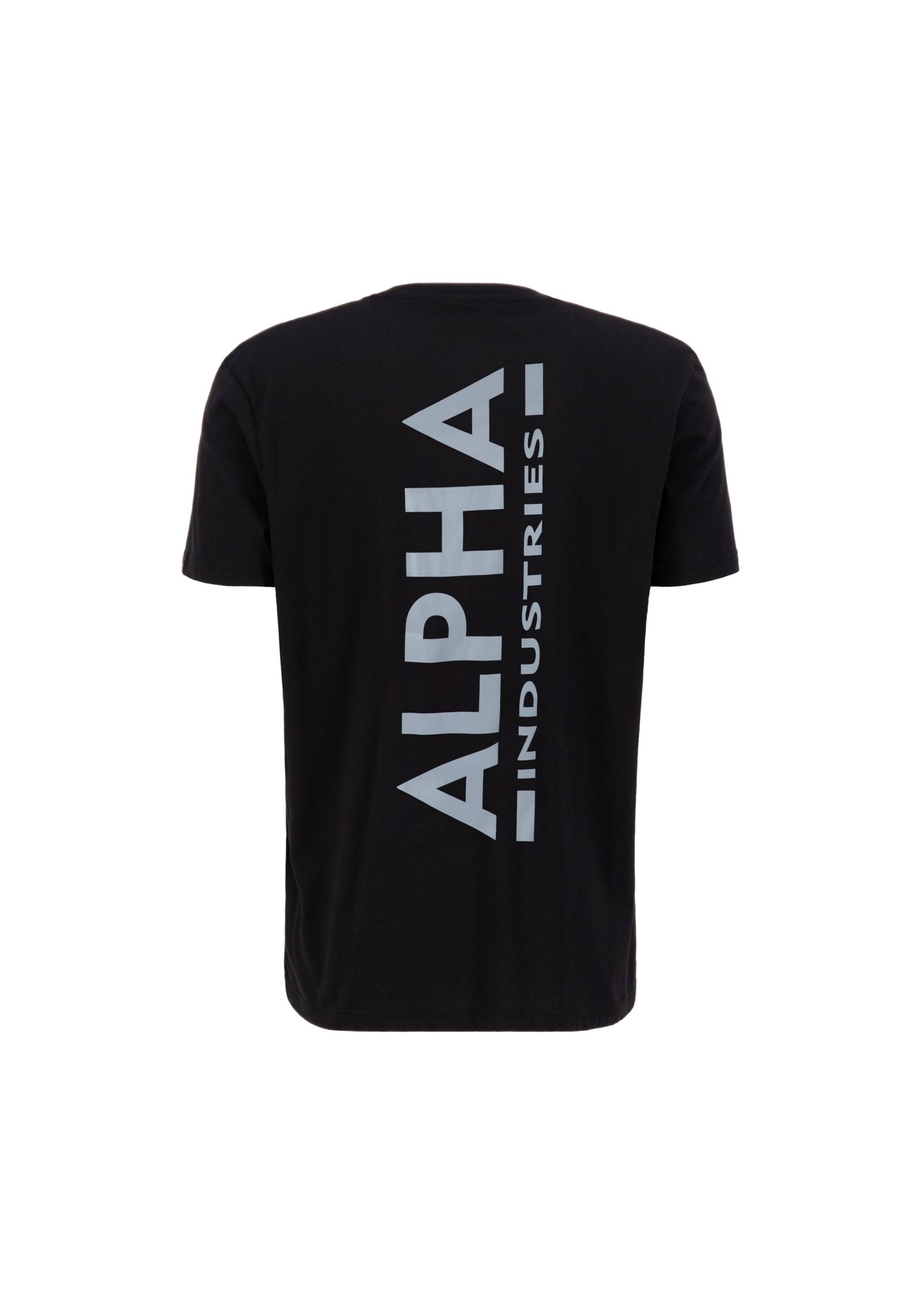 Alpha Industries T-Shirt »ALPHA INDUSTRIES Men - T-Shirts Backprint T Reflective Print« von Alpha Industries