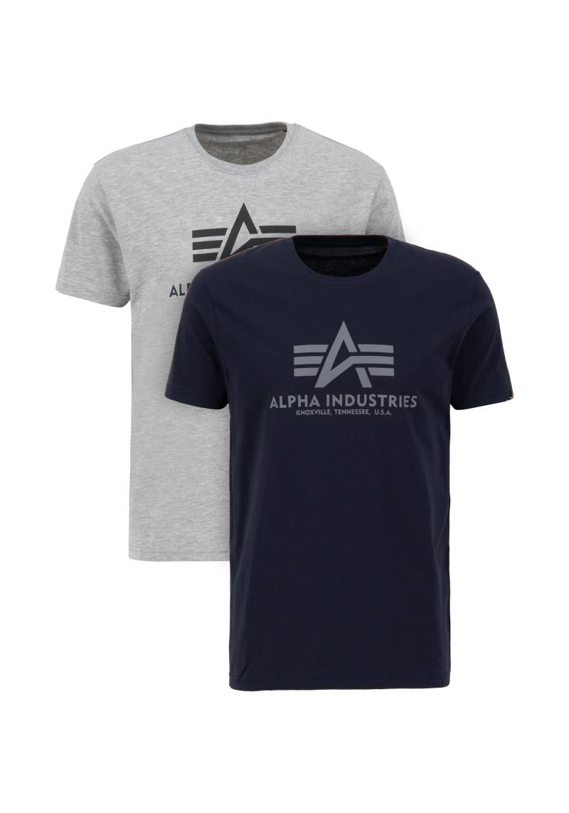 Alpha Industries T-Shirt »Alpha Industries Men - T-Shirts Basic T-Shirt 2 Pack« von Alpha Industries