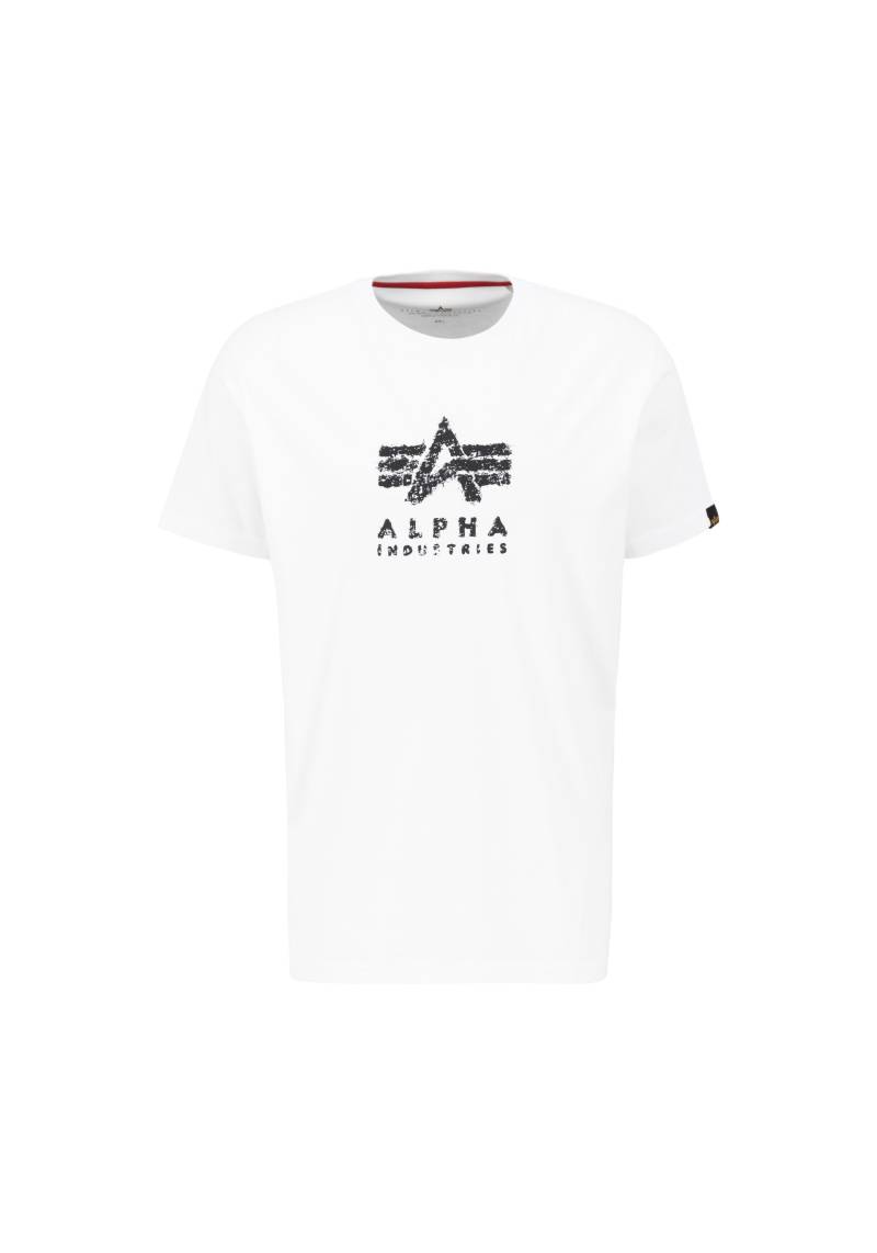 Alpha Industries T-Shirt »Alpha Industries Men - T-Shirts Grunge Logo T-Shirt« von Alpha Industries