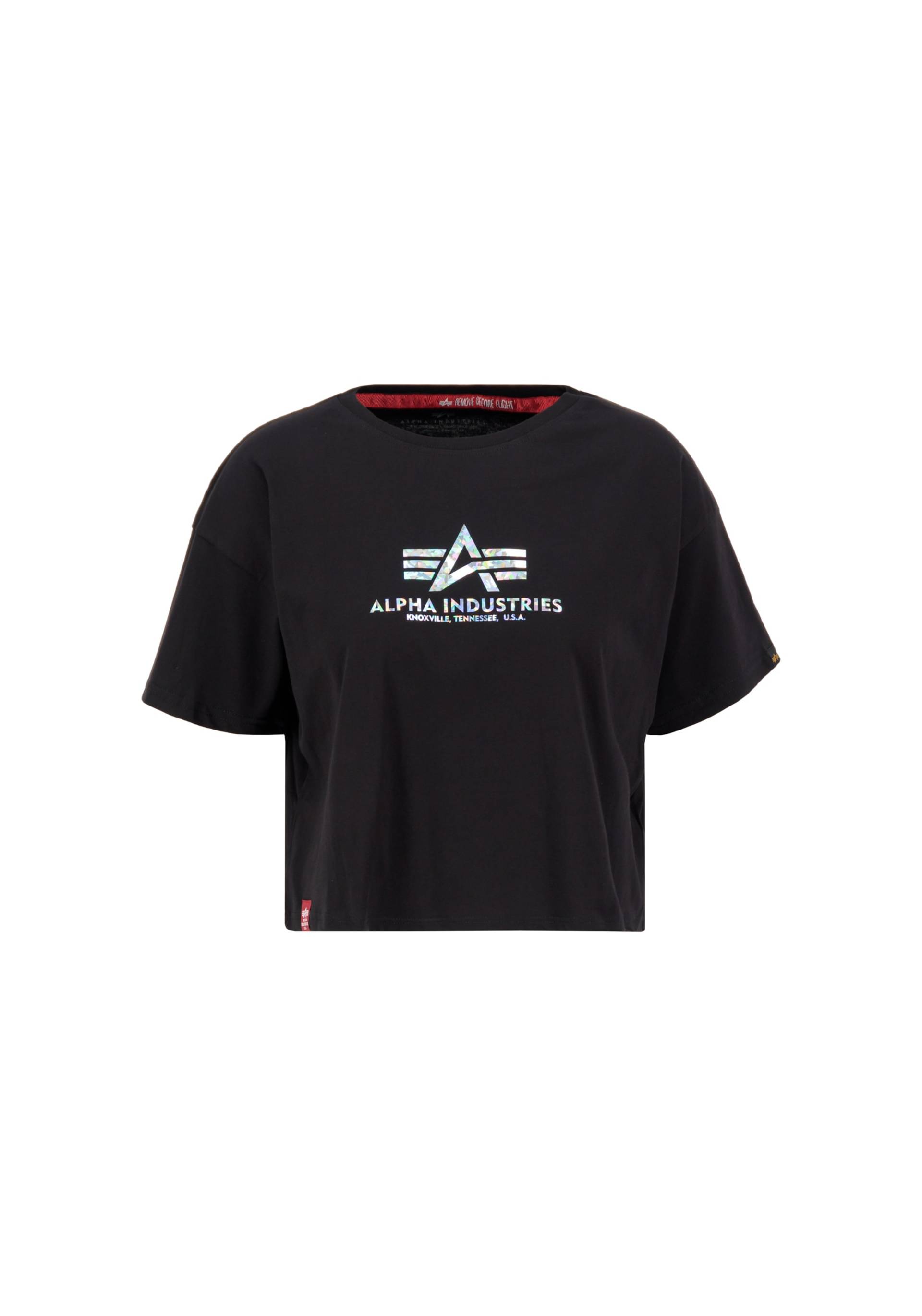 Alpha Industries T-Shirt »ALPHA INDUSTRIES Women - T-Shirts Basic T COS Hol. Print Wmn« von Alpha Industries