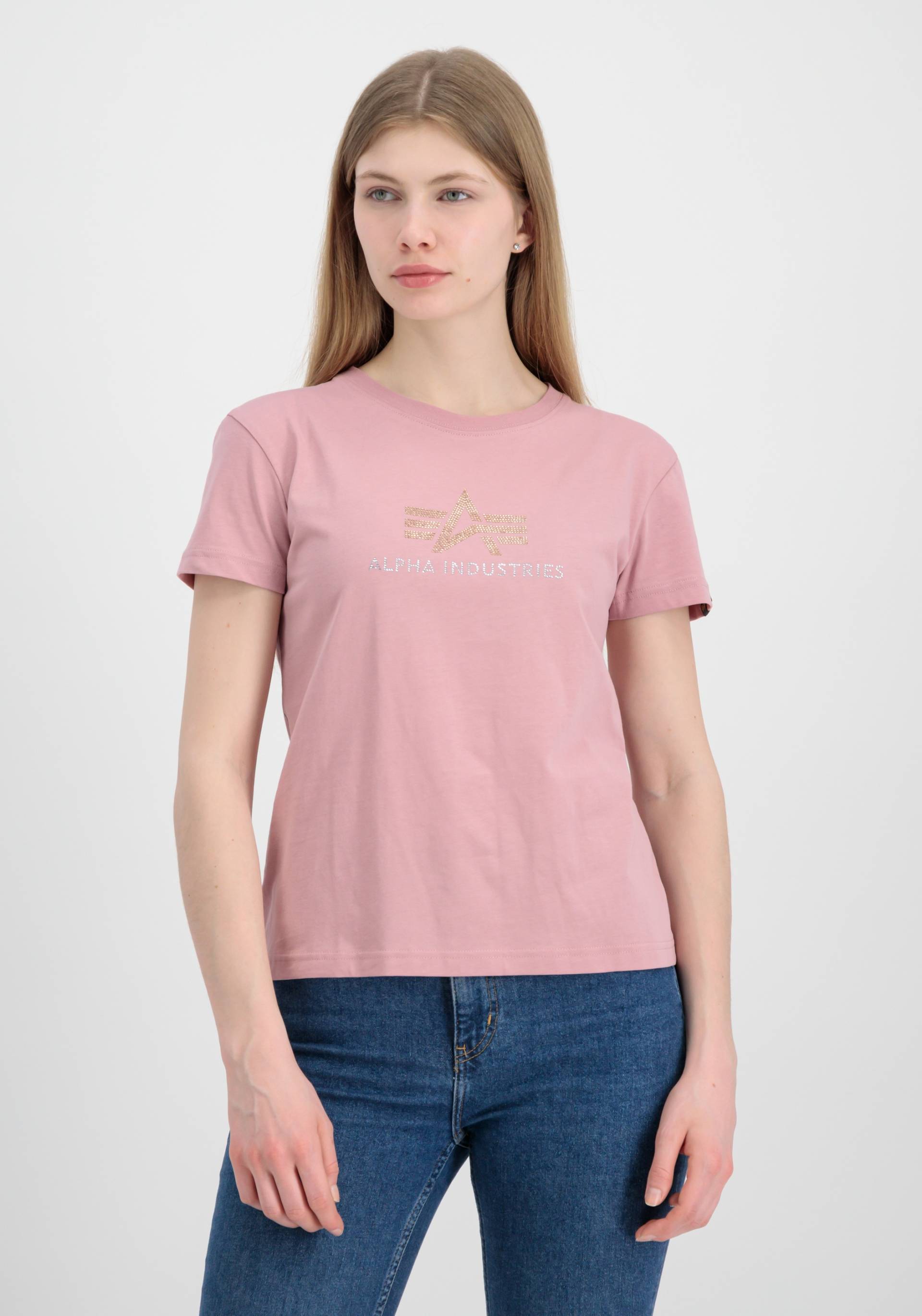 Alpha Industries T-Shirt »ALPHA INDUSTRIES Women - T-Shirts Crystal T Wmn« von Alpha Industries