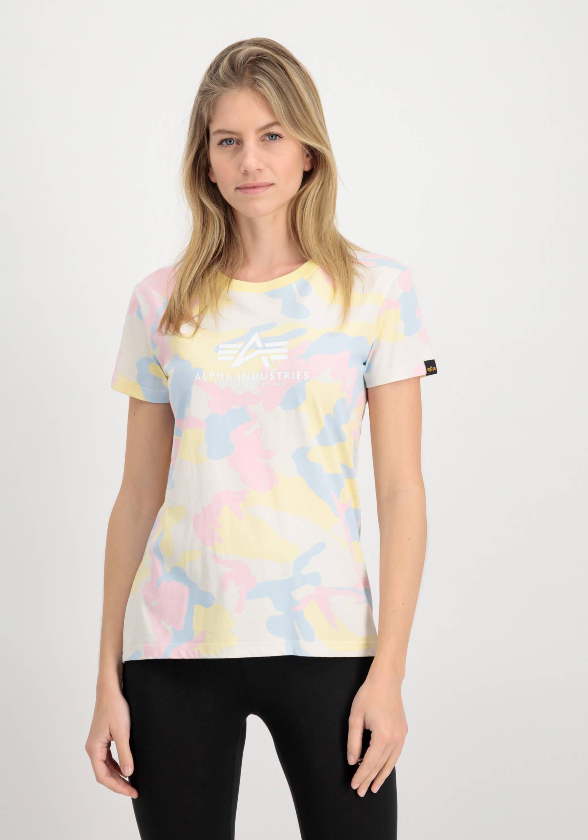 Alpha Industries T-Shirt »ALPHA INDUSTRIES Women - T-Shirts New Camo Basic T Wmn« von Alpha Industries