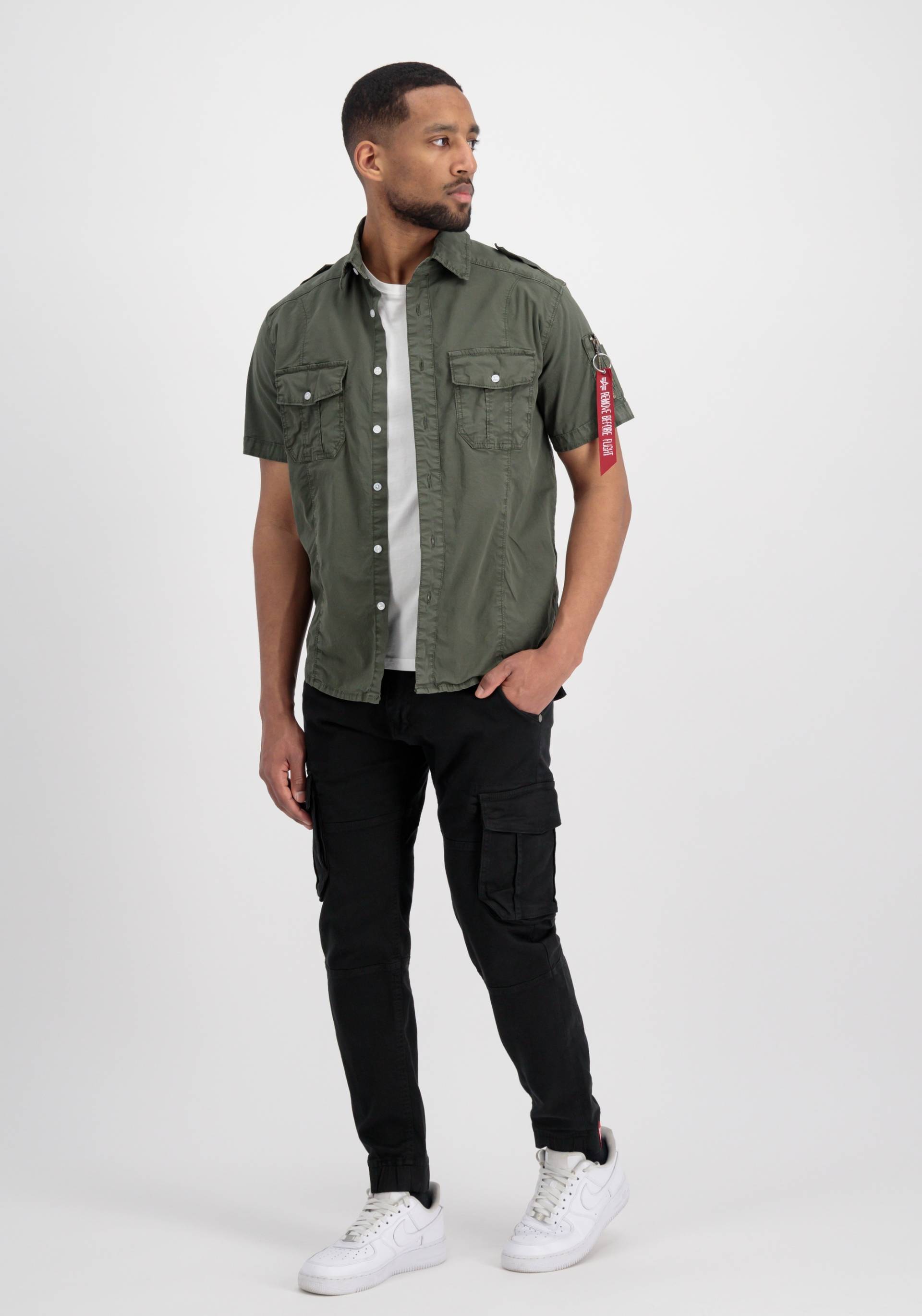 Alpha Industries T-Shirt »ALPHA INDUSTRIES Men - T-Shirts Basic Shirt Slim S« von Alpha Industries