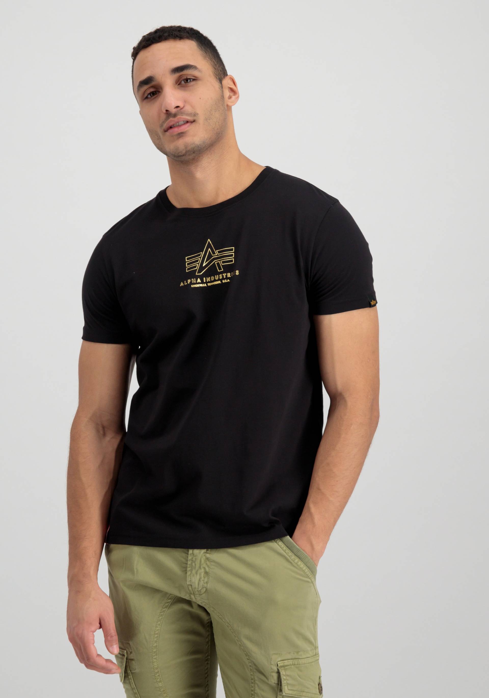 Alpha Industries T-Shirt »Alpha Industries Men - T-Shirts Basic T-Shirt ML Foil Print« Alpha Industries T-Shirt »Alpha Industries Men - T-Shirts Basic T-Shirt ML Foil Print« von Alpha Industries