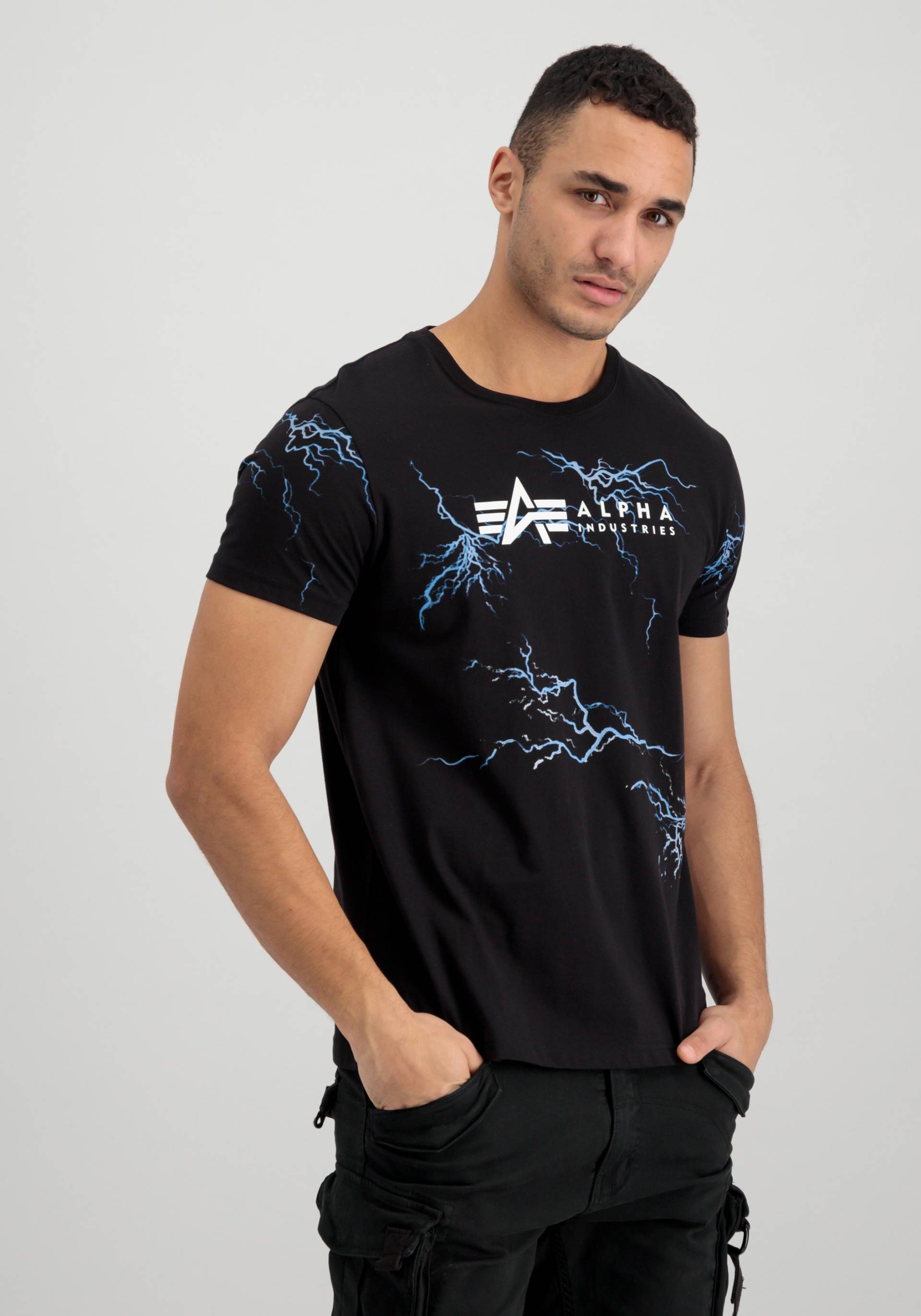 Alpha Industries T-Shirt »Alpha Industries Men - T-Shirts Lightning AOP T-Shirt« Alpha Industries T-Shirt »Alpha Industries Men - T-Shirts Lightning AOP T-Shirt« von Alpha Industries
