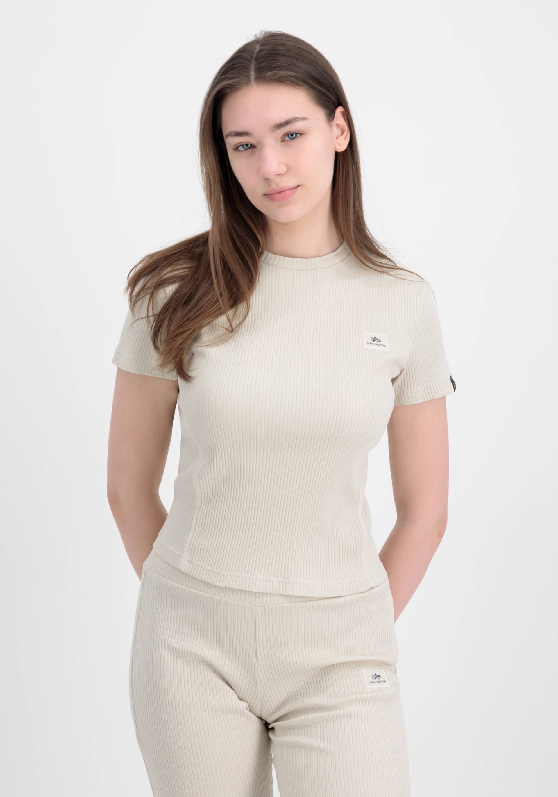 Alpha Industries T-Shirt »ALPHA INDUSTRIES Women - T-Shirts X-Fit Rib T Wmn« von Alpha Industries