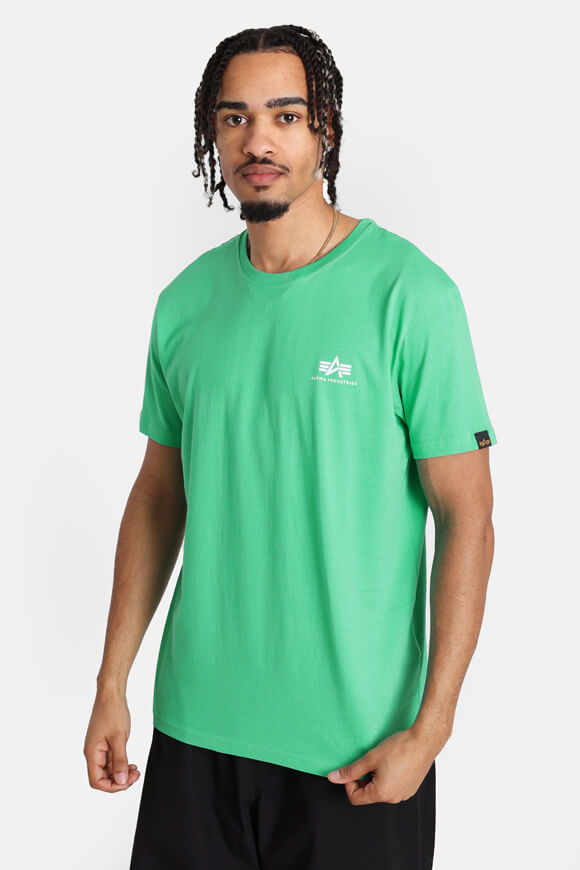 Alpha Industries T-Shirt | Atomic Green | Herren  | L von Alpha Industries