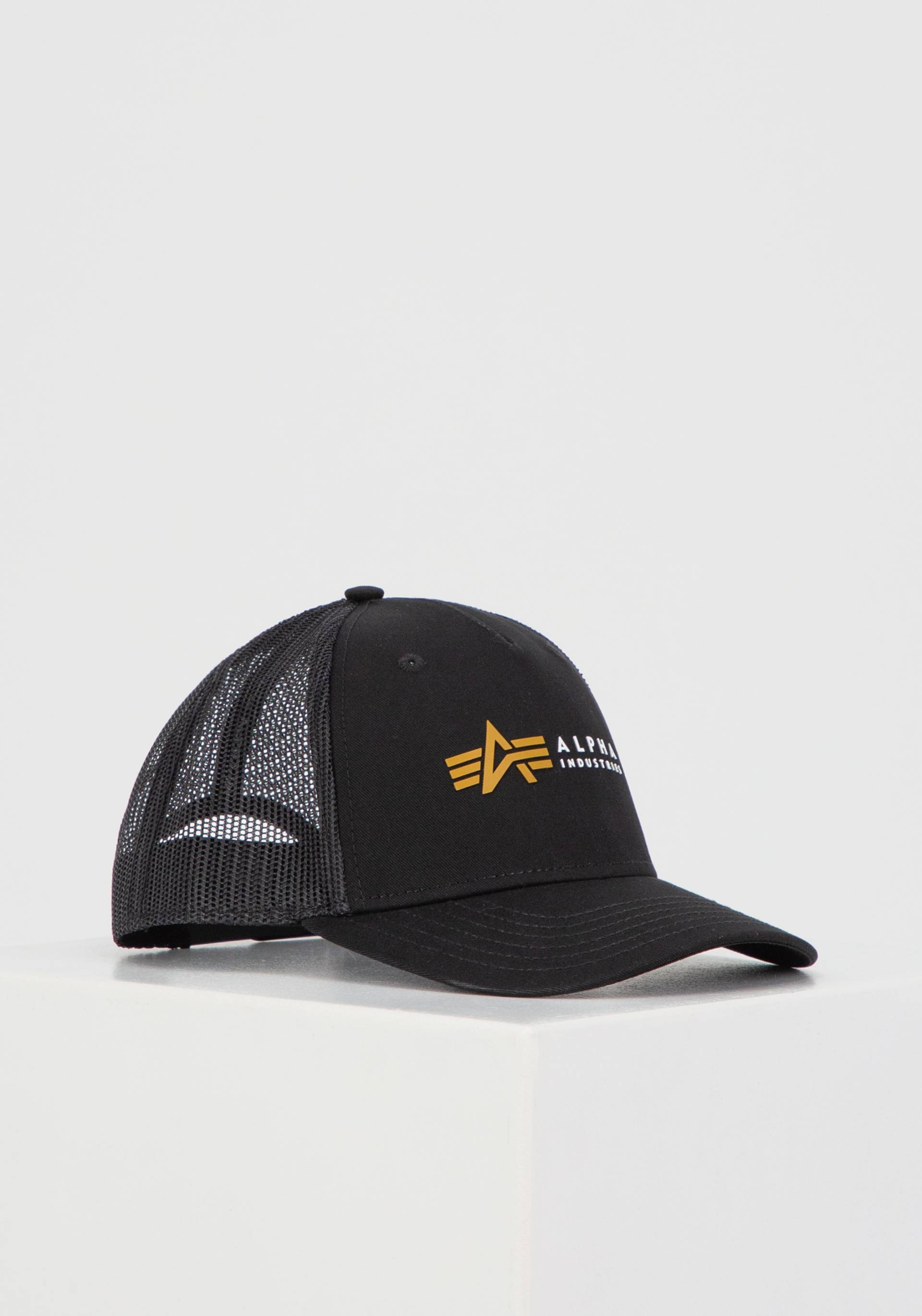 Alpha Industries Trucker Cap »ALPHA INDUSTRIES Accessoires - Headwear Alpha Label Trucker Cap« von Alpha Industries