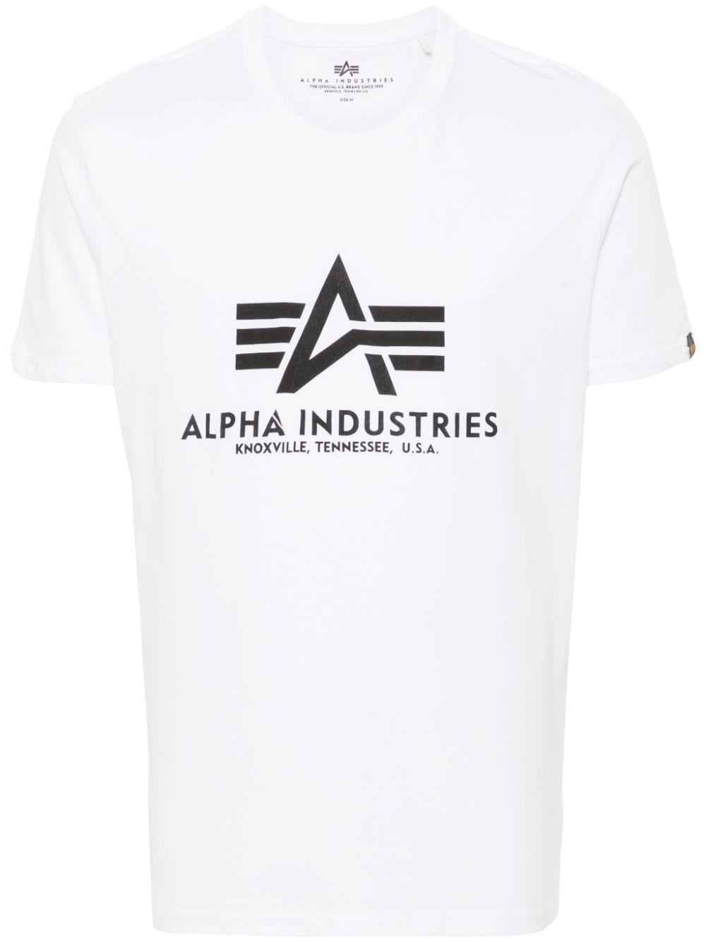 Alpha Industries logo-print cotton T-shirt - White von Alpha Industries