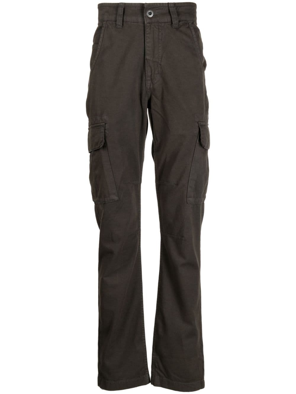 Alpha Industries straight-leg cotton cargo trousers - Green von Alpha Industries