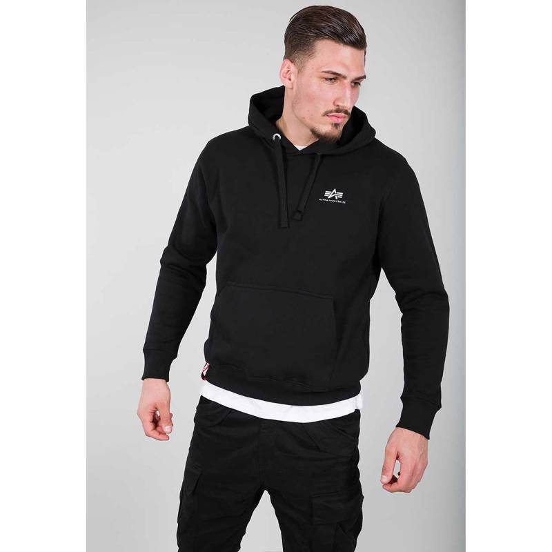 Hoodie Herren Black L von Alpha Industries