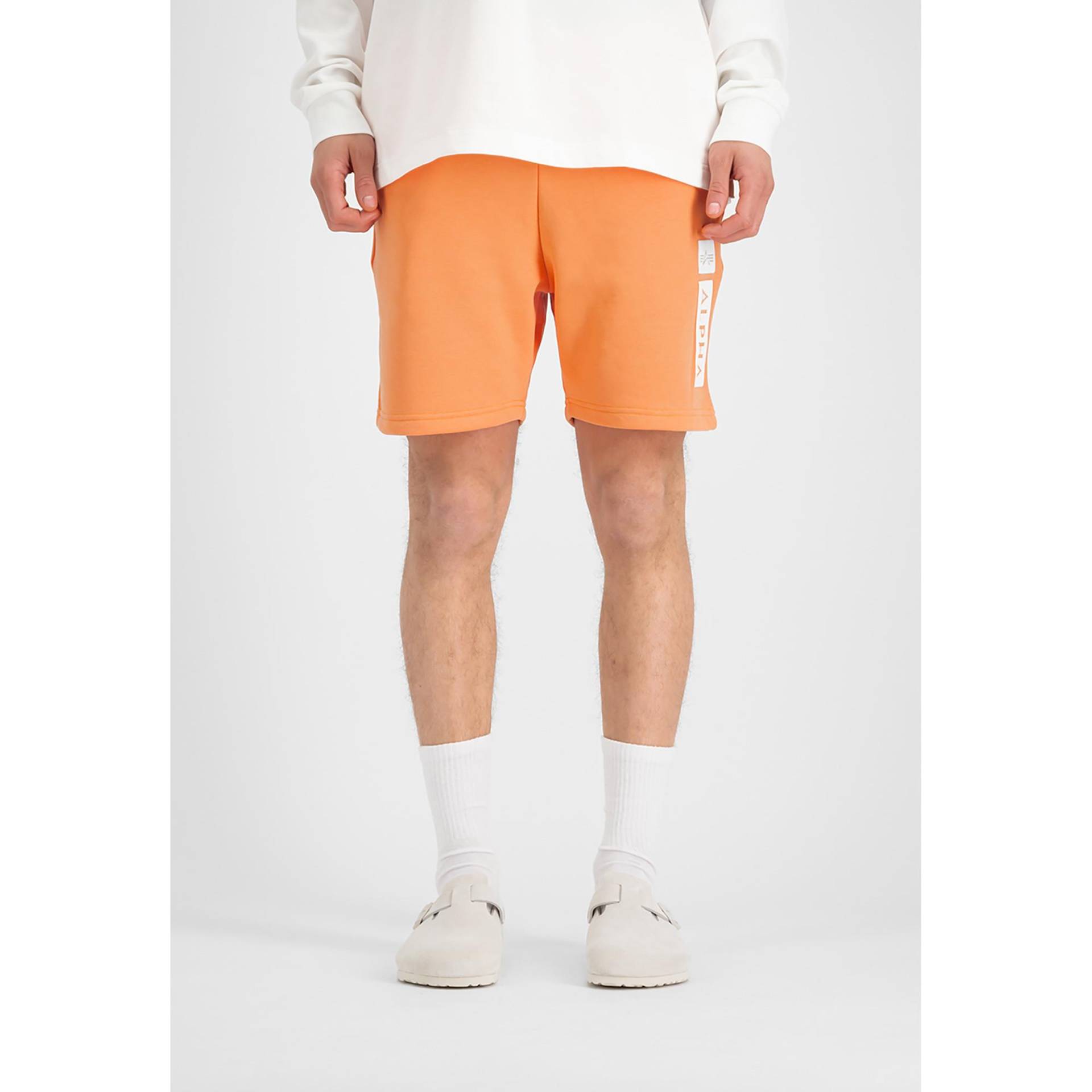 Shorts, Regular Fit Herren Orange  L von Alpha Industries