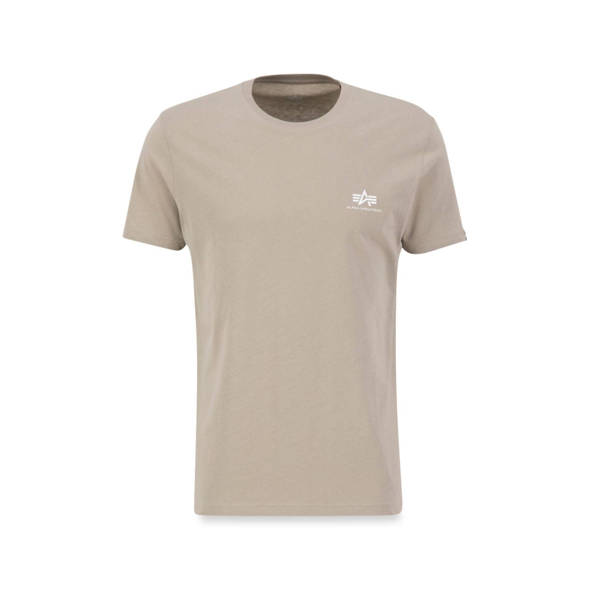 T-shirt, Modern Fit, Kurzarm Herren Sand S von Alpha Industries