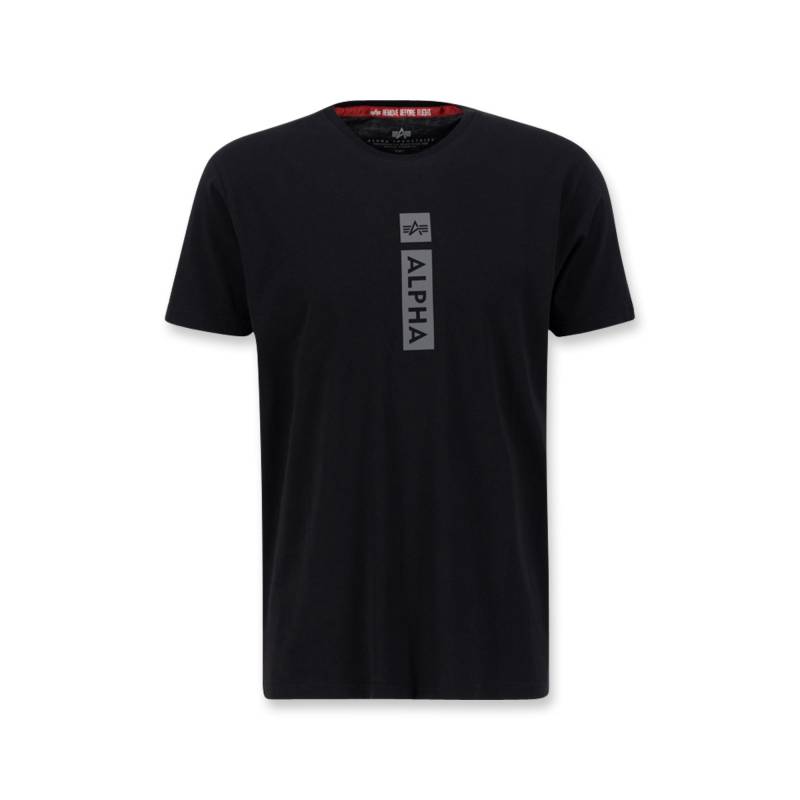 T-shirt, Regular Fit, Kurzarm Herren Schwarz XL von Alpha Industries