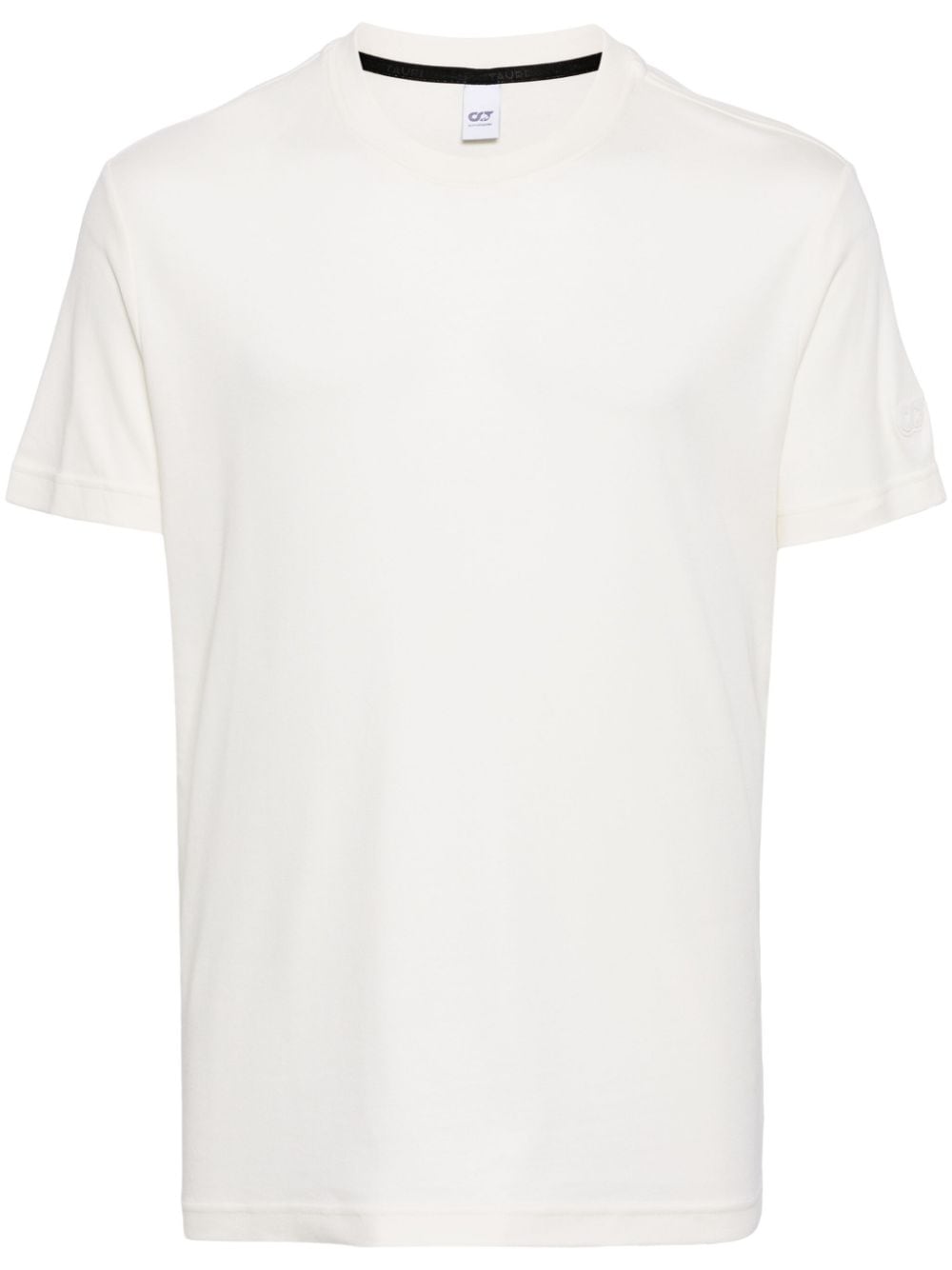 Alpha Tauri plain cotton T-shirt - White von Alpha Tauri