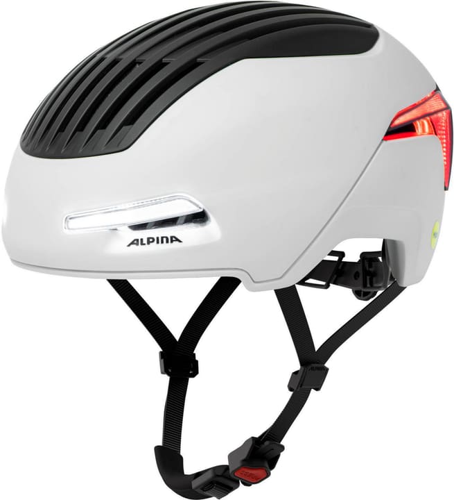 Alpina Brighton Mips Velohelm hellgrau von Alpina