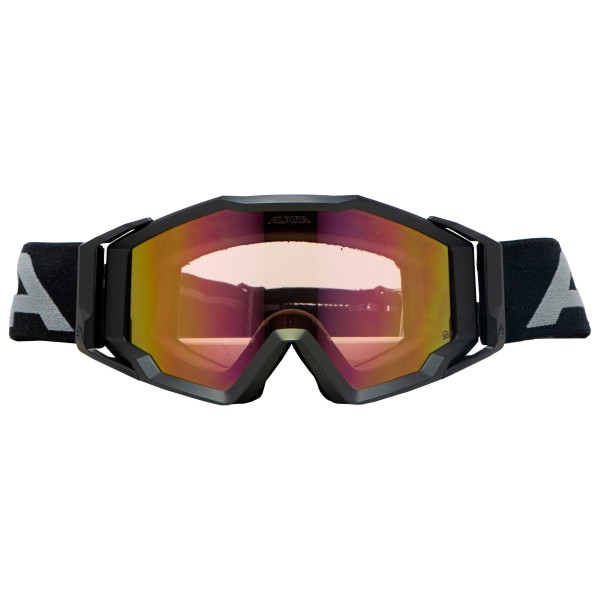 Alpina - Circus Q-Lite Mirror S1 (VLT 48%) + Clear S0 - Goggles schwarz von Alpina
