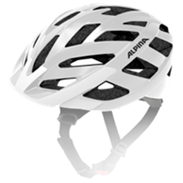 Alpina - Panoma 3.0 - Velohelm Gr 52-57 cm weiß von Alpina