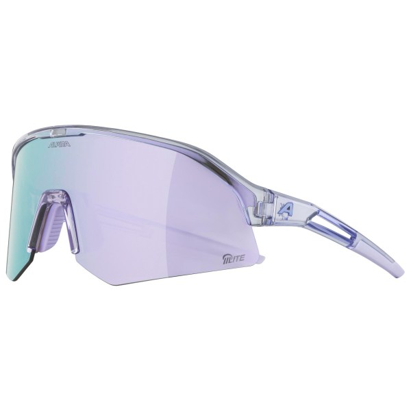 Alpina - Sonic HR Q-Lite Mirror S3 - Velobrille lila von Alpina