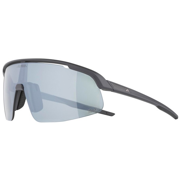 Alpina - Turbo Pro S Q-Lite Mirror S2 - Velobrille grau von Alpina