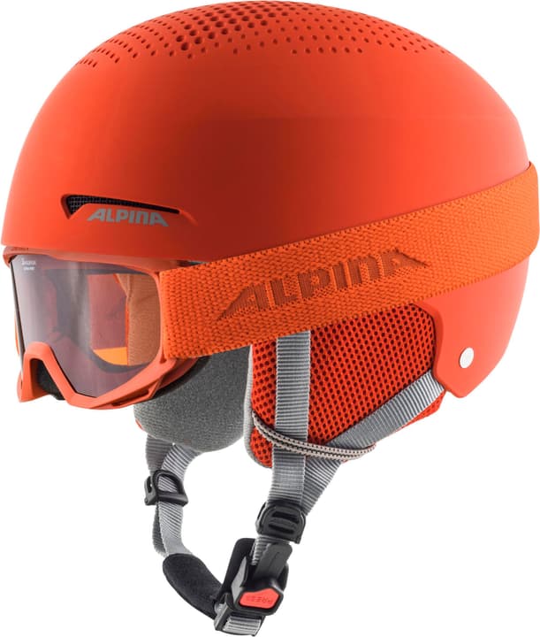 Alpina Zupo SET (+Piney) Skihelm orange von Alpina