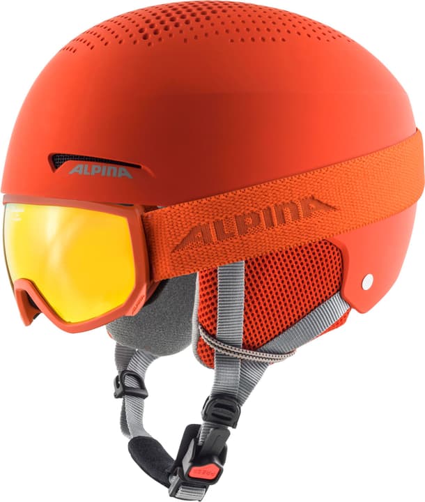 Alpina Zupo SET (+Scarabeo Jr.) Skihelm orange von Alpina