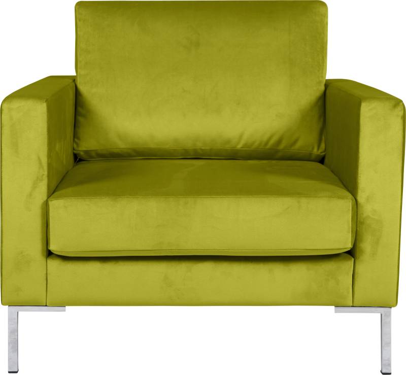 Alte Gerberei Sessel »Velina Designsessel und Loungesessel«, mit Metall-Winkelfüssen von Alte Gerberei