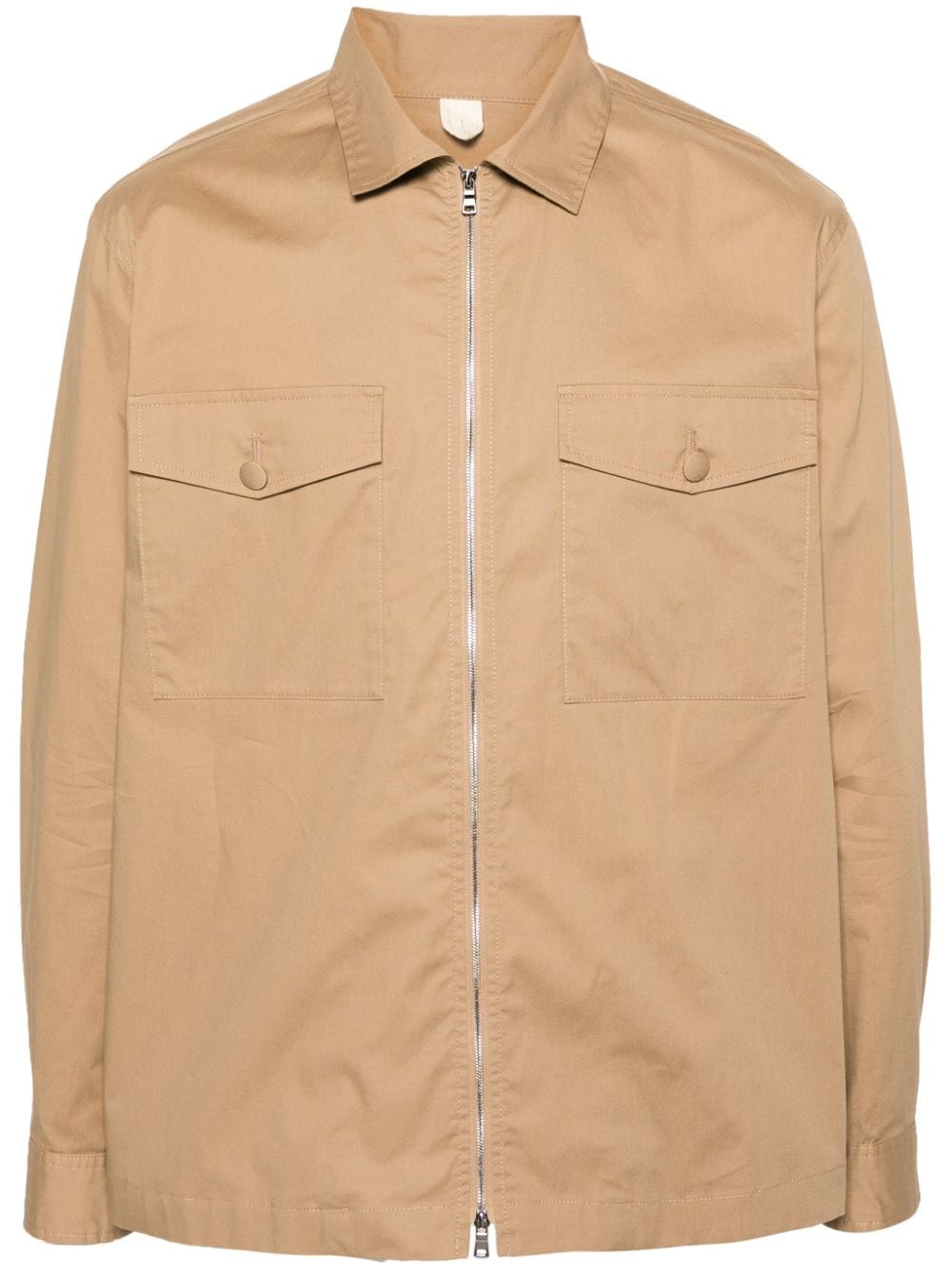 Altea Sven zip-up shirt jacket - Neutrals von Altea