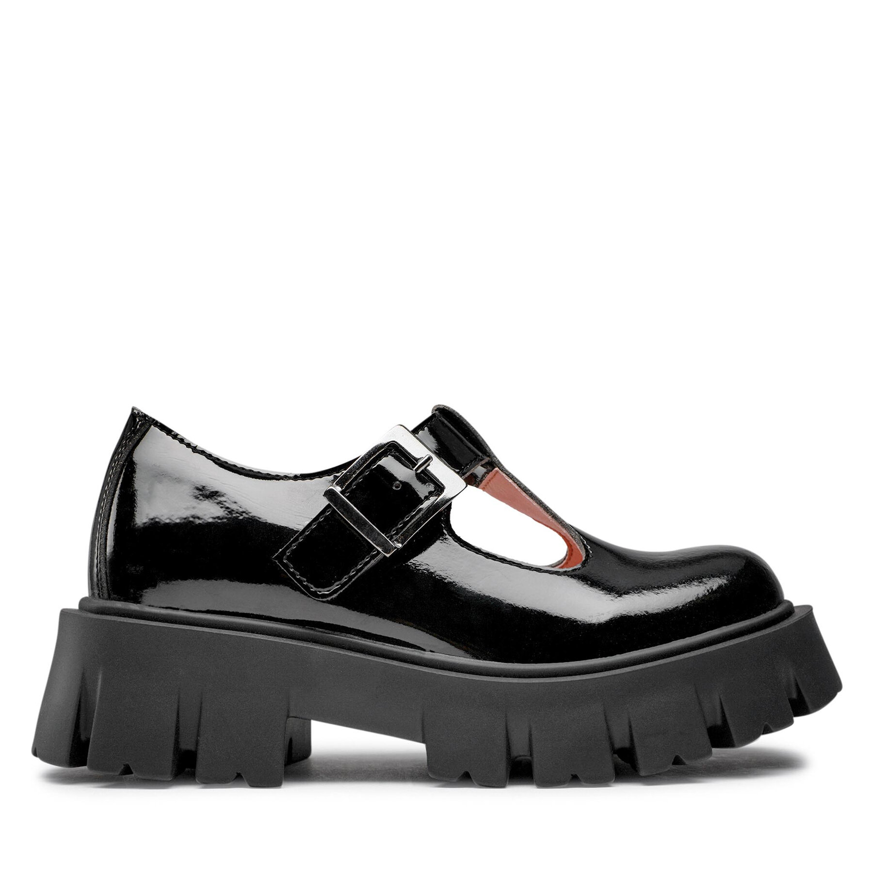 Halbschuhe Altercore Jane Vegan Black Patent von Altercore