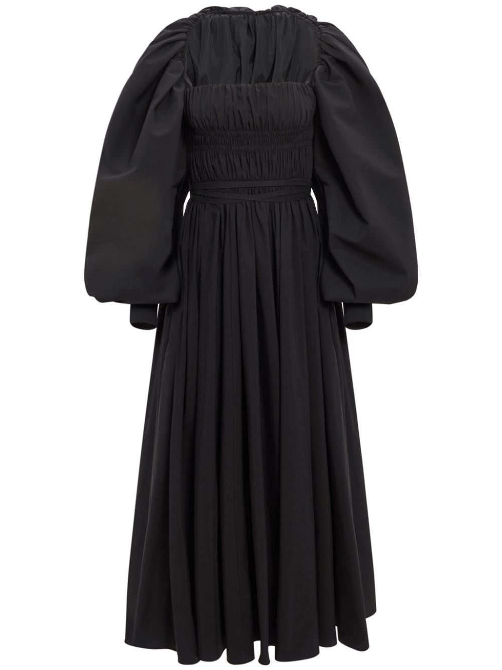 Altuzarra Andrea ruched A-line dress - Black von Altuzarra