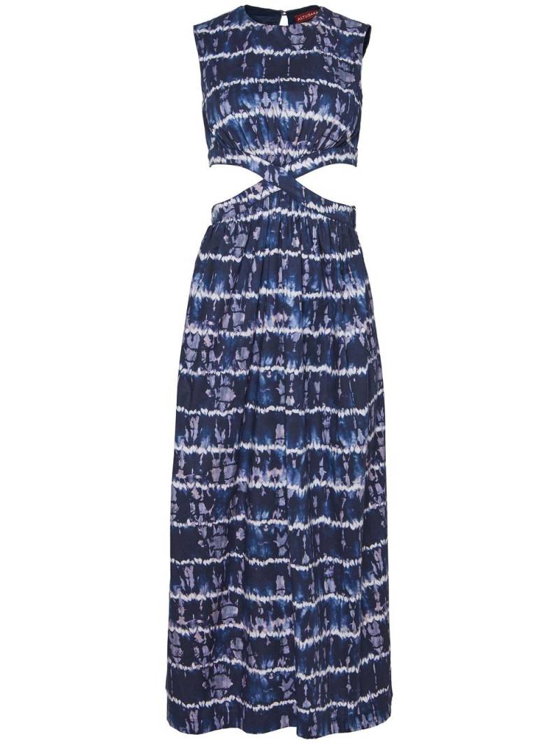 Altuzarra Ashima tie-dye maxi dress - Blue von Altuzarra