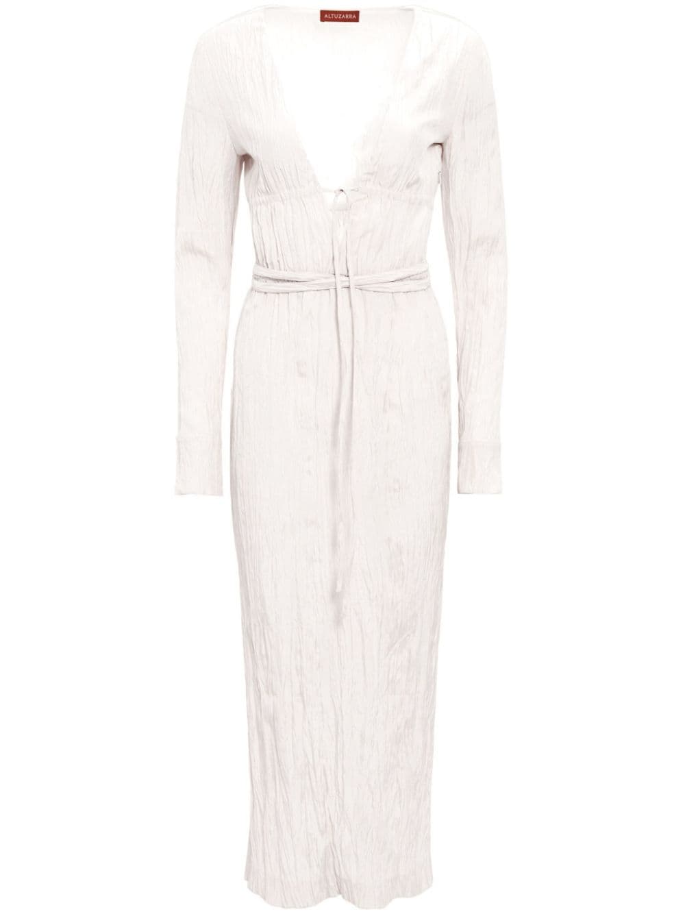 Altuzarra Carol crinkled midi dress - Neutrals von Altuzarra