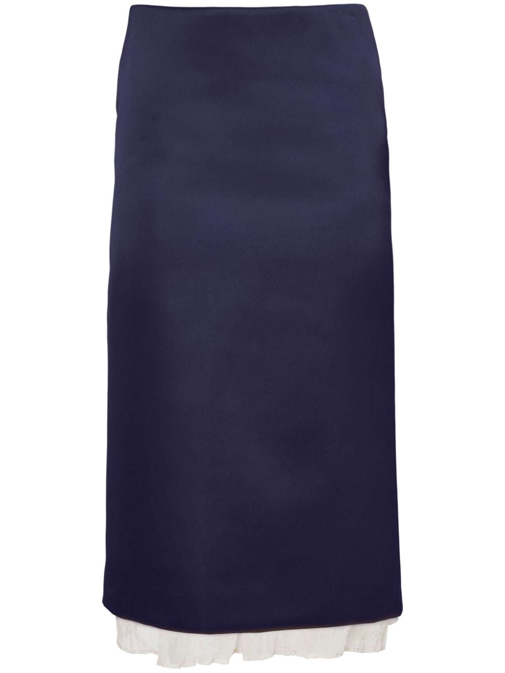 Altuzarra Fannie layered pencil skirt - Blue von Altuzarra