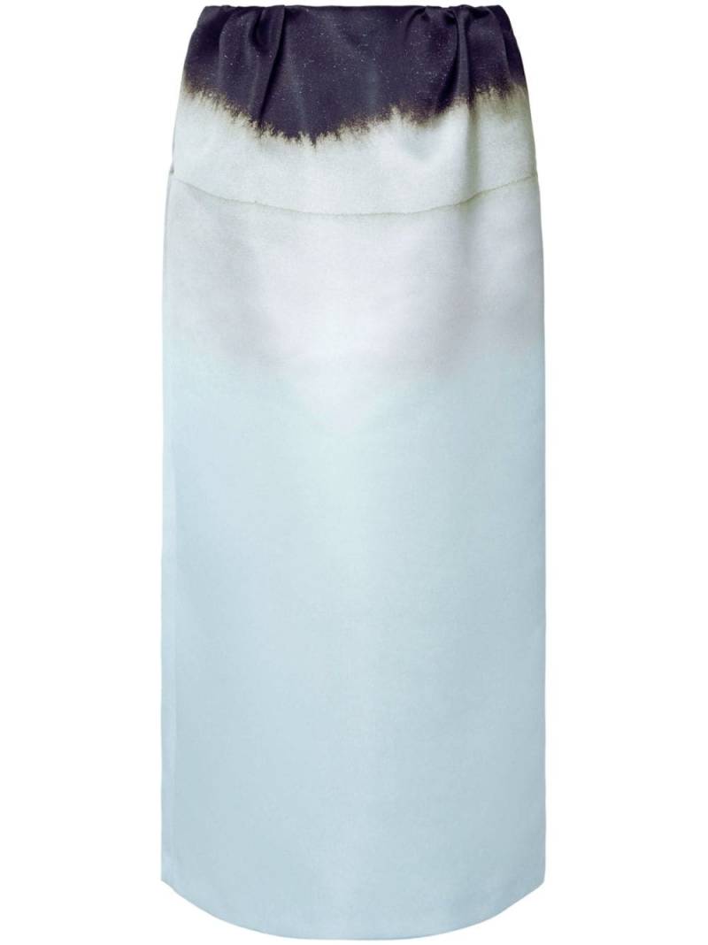 Altuzarra Karina tie-dye midi skirt - Blue von Altuzarra