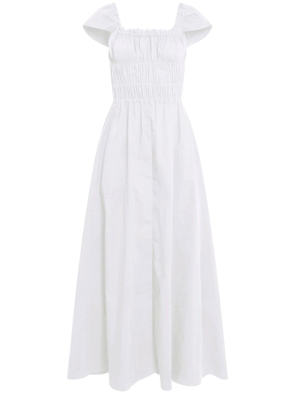 Altuzarra Lily square-neck dress - White von Altuzarra
