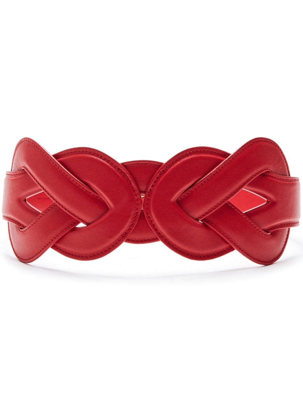 Altuzarra Loopy leather belt - Red von Altuzarra