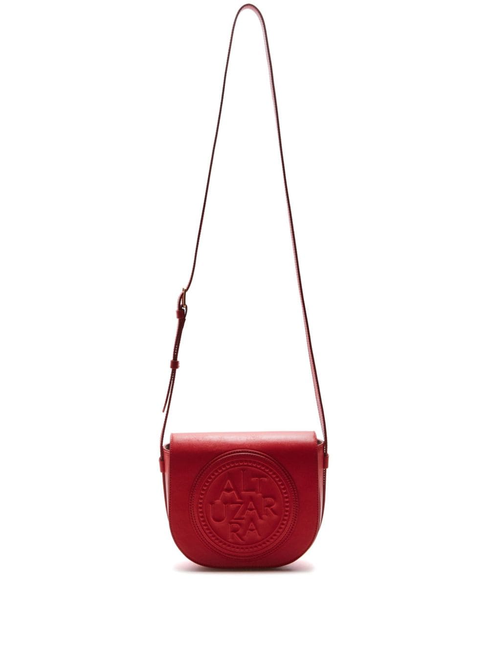 Altuzarra Medallion leather crossbody bag - Red von Altuzarra
