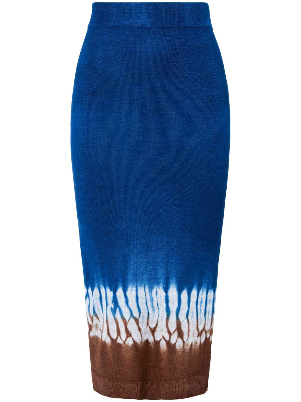 Altuzarra Morse tie-dye knit skirt - Blue von Altuzarra